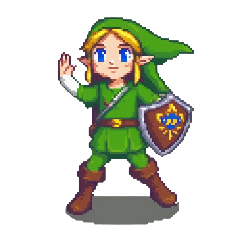 zelda 8-bit-character